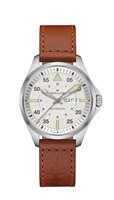 Orologio Hamilton Uomo Khaki Pilot Day Date Auto in Acciaio H64635550 - H64635550